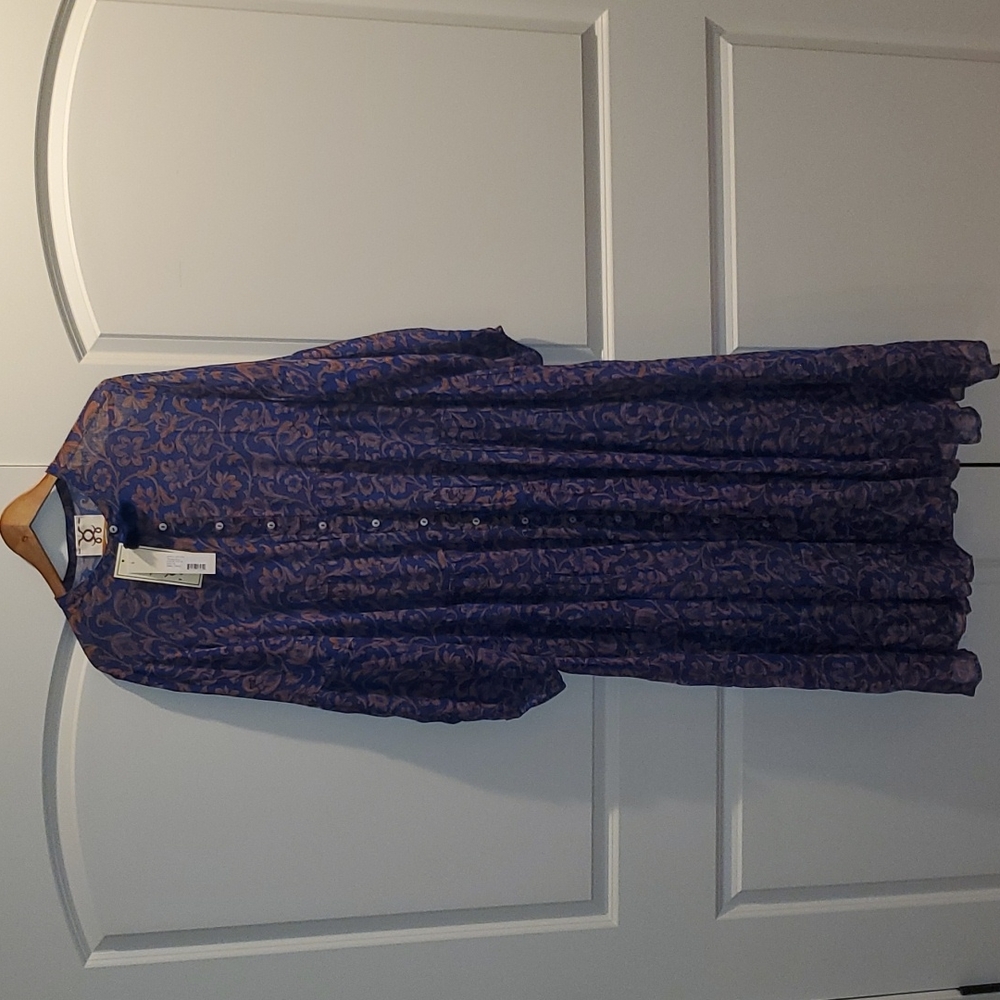 Figue Sheer Patterned Dress